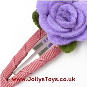 Rose Hair Clips, 2s